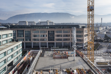 CPdR - Vue sur la dalle fraîchement coulée