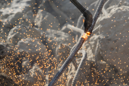 CPdR - Coupure de fers au chalumeau