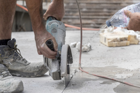 CPdR - Coupe de béton arrosée